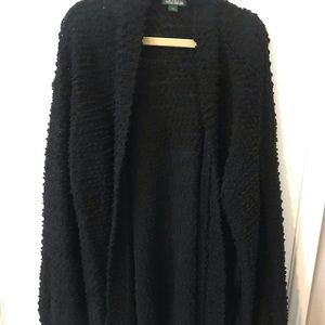 Black Cardigan Sweater